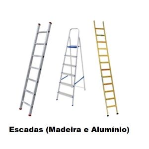 Escadas (Madeira e Alumínio)