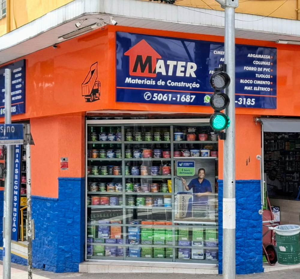 Localização da Mater-Material de Construção e Ferragens